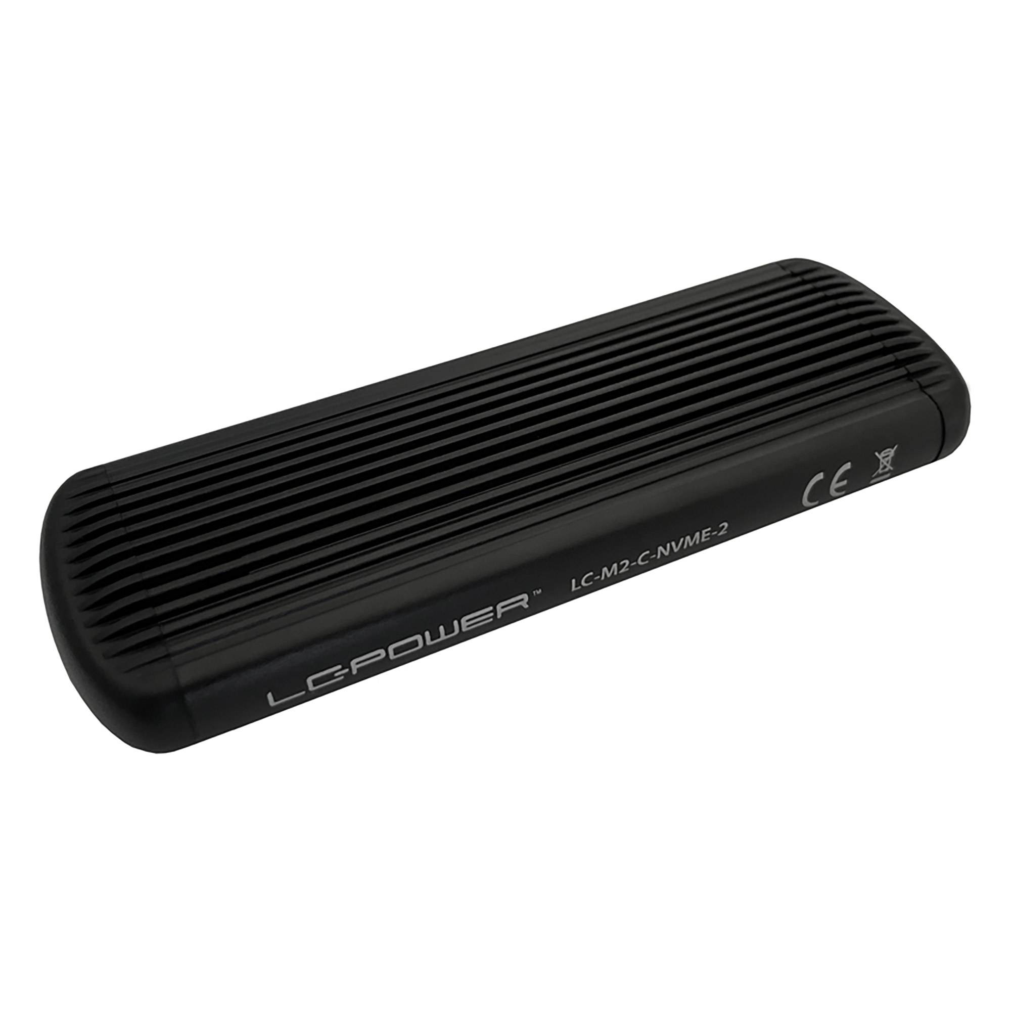 LC-Power LC-M2-C-NVME-2 Box SSD M.2 NVMe, USB 3.2 Gen.2x1, nero-0