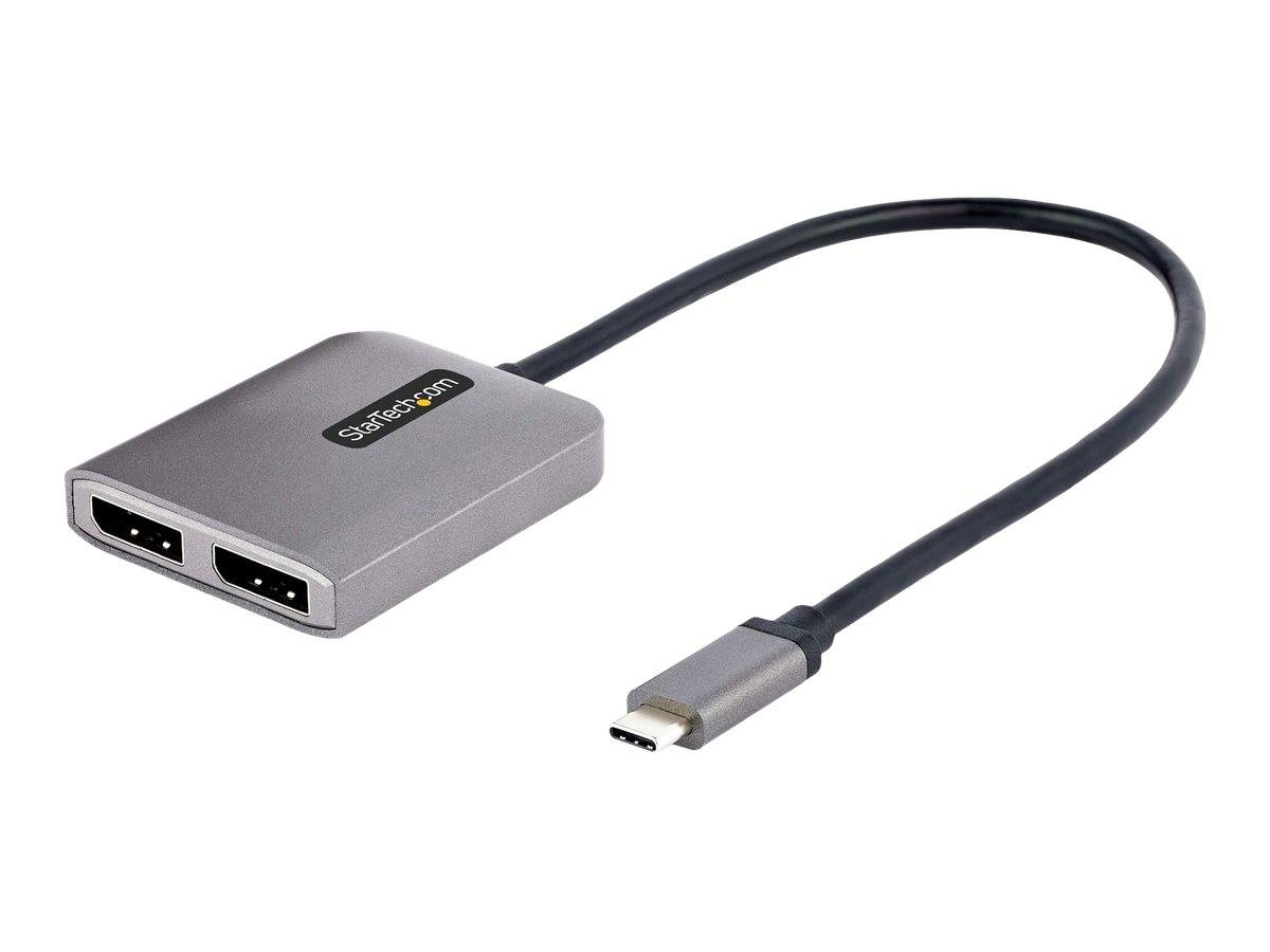 a 5K 60Hz - Splitter USB Tipo-C Multi-Monitor DisplayPort per Laptop - HDR - Cavo da 30 cm - Solo Windows (MST14CD122DP)-1