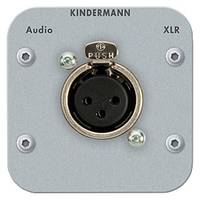 Kindermann XLR 3 pin 7441-412 54x54 con presa di-1