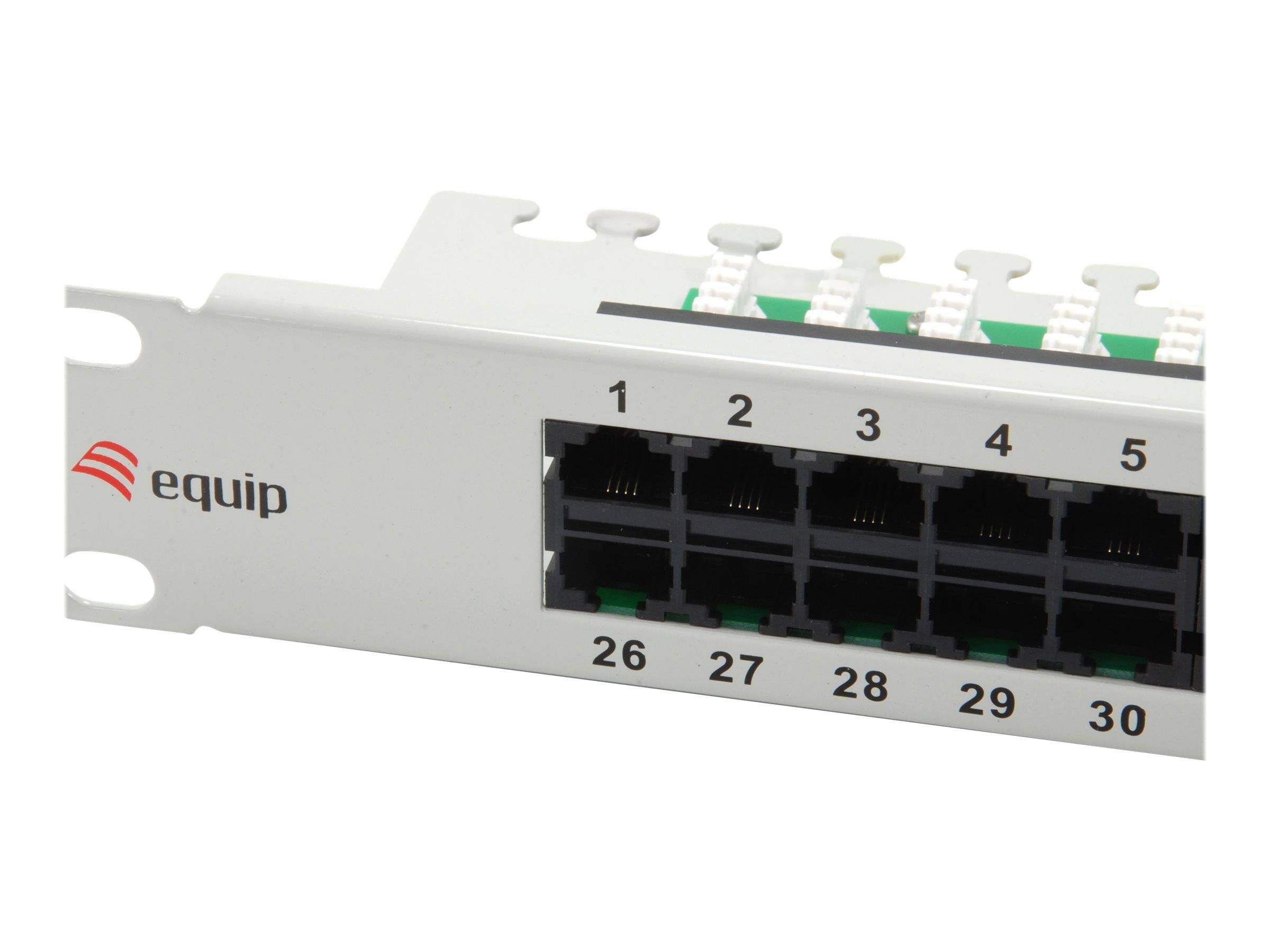 equip Pro ISDN - Patch Panel - RJ-45 X 50 - Hellgrau - 1U - 48,3 cm (19") (125297)-1