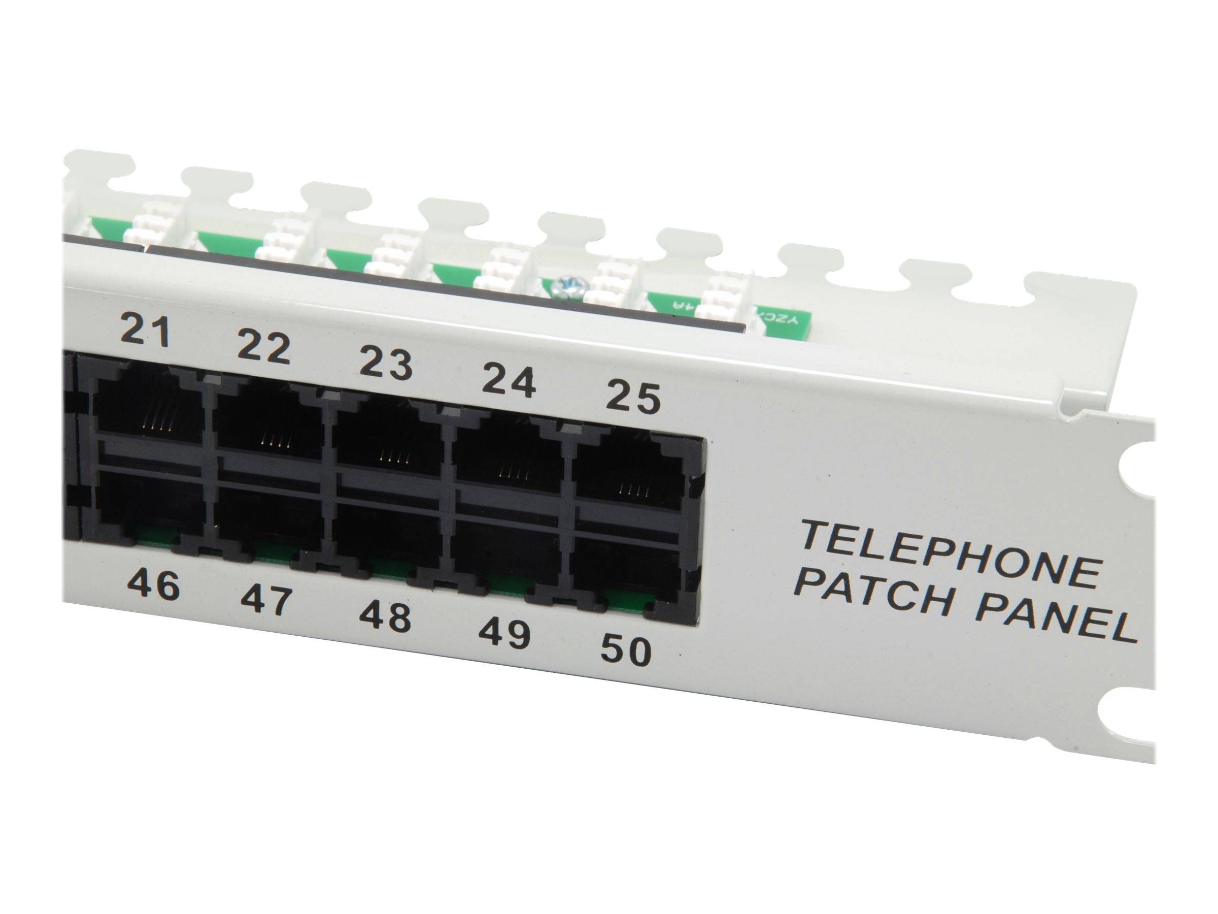 equip Pro ISDN - Patch Panel - RJ-45 X 50 - Hellgrau - 1U - 48,3 cm (19") (125297)-3