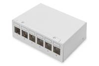 Digitus Pannello patch modulare da tavolo, schermato, a 6 porte (6-PORT MODULAR PATCH PANEL)-2