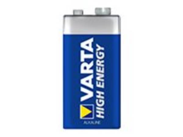 Varta Batteria alcalina, E-Block, 6LR61, 9V Longlife Power, blister al dettaglio (confezione da 2)