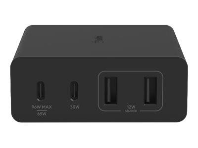 108W 4-PORTS USB GAN DT CHRG DUAL C-0