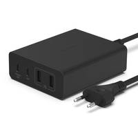 108W 4-PORTS USB GAN DT CHRG DUAL C-1