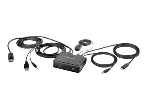 StarTech.com C2-D46-UAC-CBL-KVM switch per keyboard-video-mouse (kvm) Nero