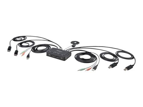 StarTech.com C2-DD46-UA2-CBL-KVM switch per keyboard-video-mouse (kvm) Nero