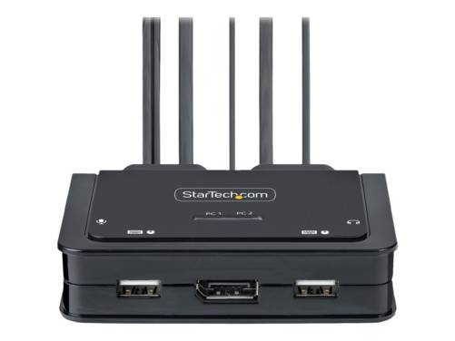 StarTech.com C2-D46-UC2-CBL-KVM switch per keyboard-video-mouse (kvm) Nero