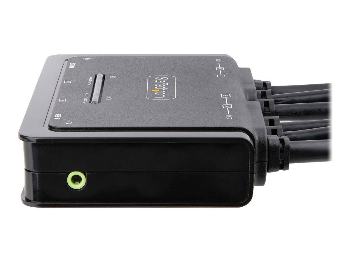 StarTech.com C2-DH46-UA2-CBL-KVM switch per keyboard-video-mouse (kvm) Nero-1