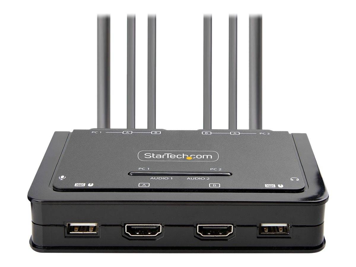 StarTech.com C2-DH46-UA2-CBL-KVM switch per keyboard-video-mouse (kvm) Nero-2