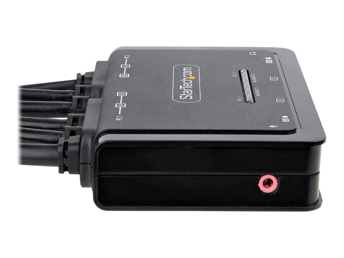 StarTech.com C2-DH46-UA2-CBL-KVM switch per keyboard-video-mouse (kvm) Nero-3