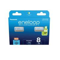 Batteria ricaricabile Panasonic eneloop, precaricata, blister (confezione da 8) BK-3MCDE/8BE NiMH, Mignon, AA, HR06,...-1