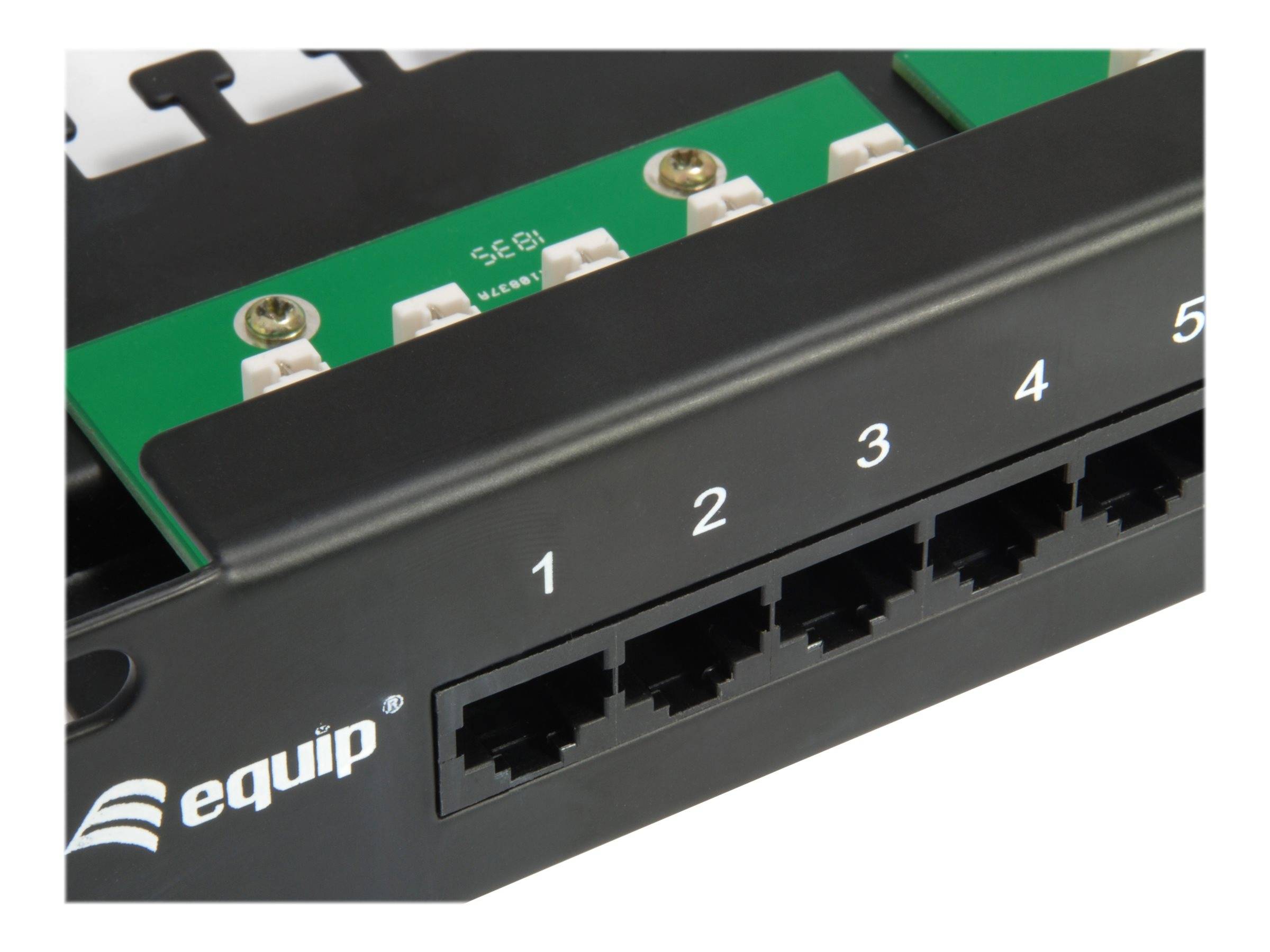 equip Pro ISDN - Patch Panel - RJ-45 X 25 - Schwarz - 1U - 48,3 cm (19") (125298)-4