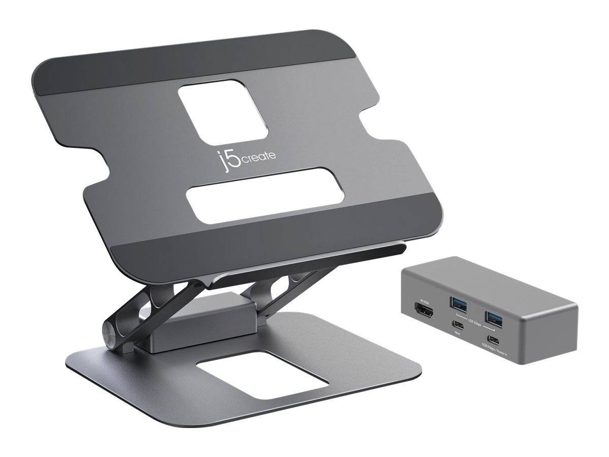 j5create JTS327-N Supporto per docking station 4K multiangolo (MULTI-ANGLE 4K DOCKING STAND - )-3