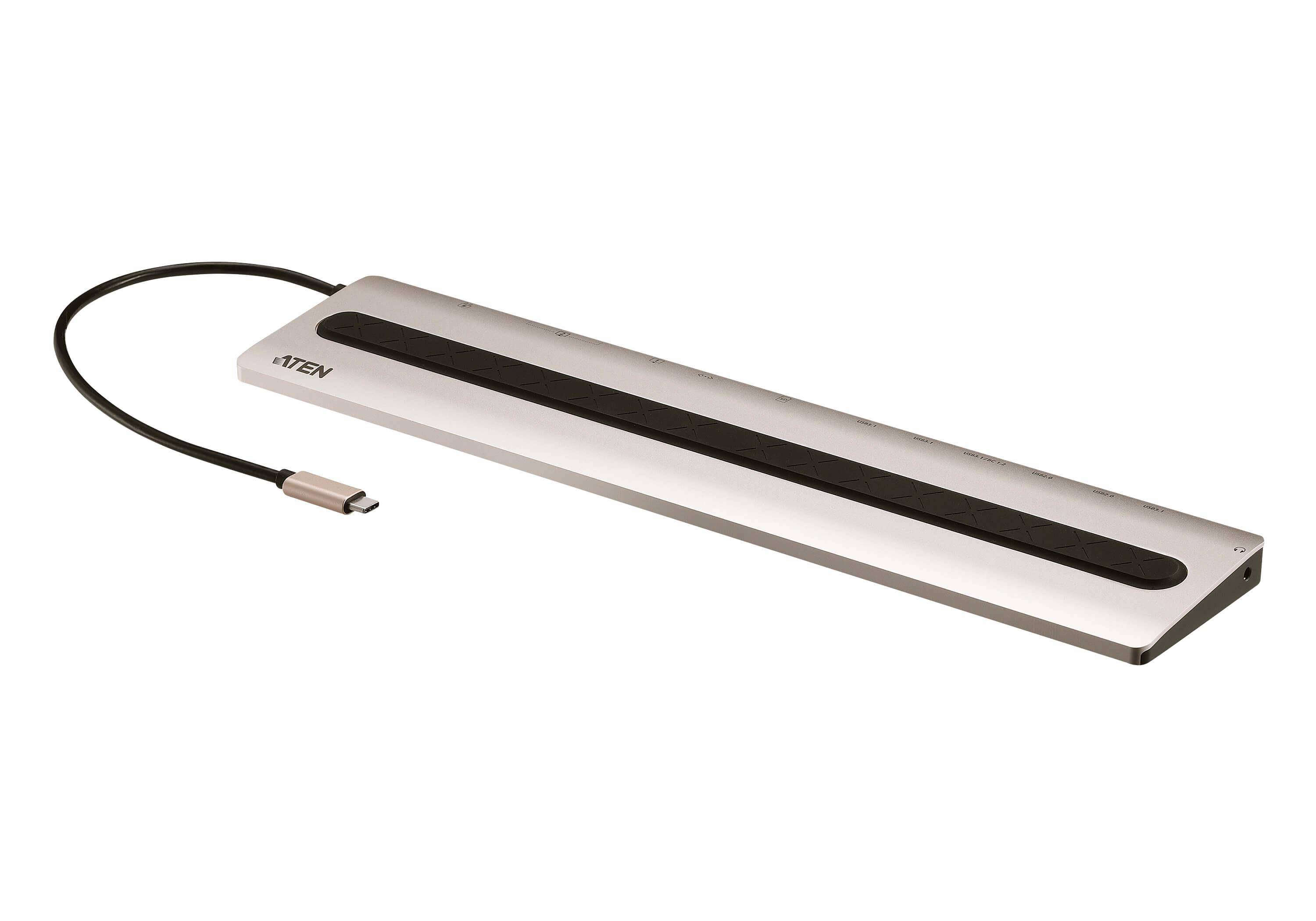 Aten Dock multiporta USB-C con pass-through dell'alimentazione-0