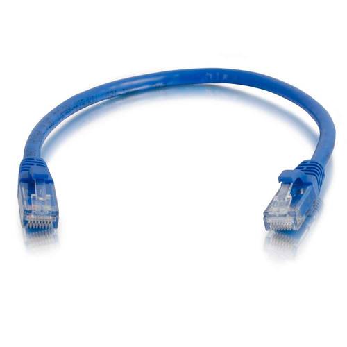 C2G 83390 RJ45 Cavo di rete, cavo patch CAT 6 U/UTP 0 m Blu 1 pz.