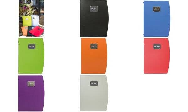 PortamenU' Rio - A4 - 24x34 cm - verde - 1 inserto doppio incluso - Securit-1