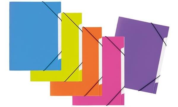 Cartella organizer PAGNA A4 trend PP fs 5 pezzi DIN A4 5 scomparti ordinati per colore-1