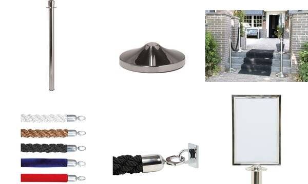 Cordone per Colonnina Separa Code Securit - RS-CLRP-CHBL (Nero)-4