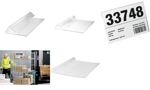 Buste orizzontali per identificazione Durable Hard Cover con aletta A4 (297x210 mm) conf. 10 pz - 1163-19-2