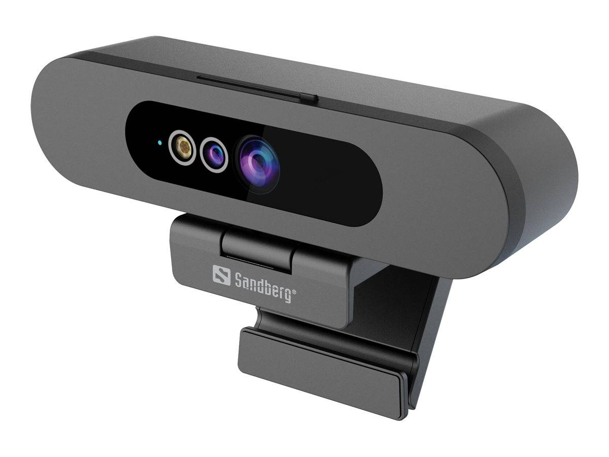 Sandberg Face-ID Webcam 2 (Face-ID Webcam 2 - Face-ID Webcam 2, 1080p - Warranty: 60M)-0