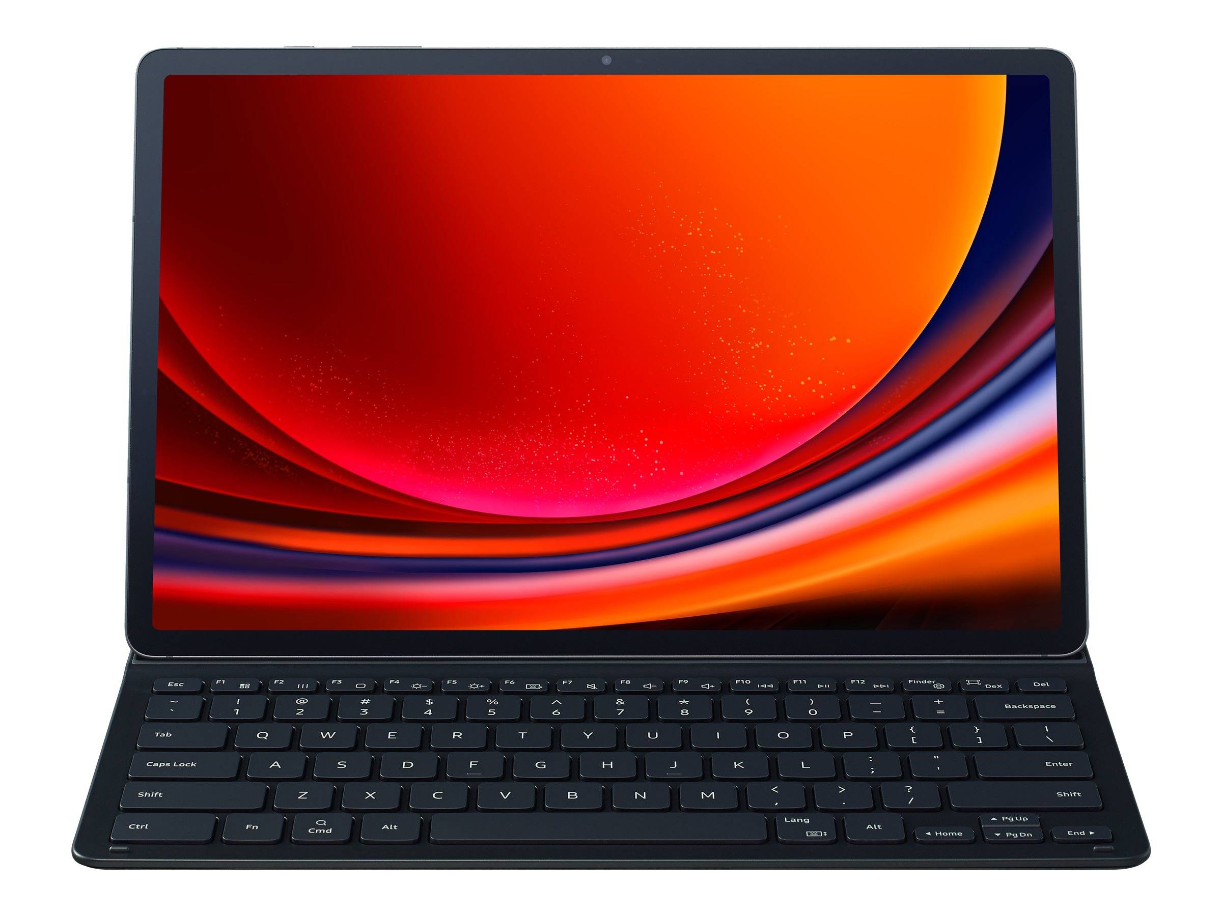 Samsung EF-DX810 - Tastatur und Foliohülle (Buch-Cover) - Slim - Bluetooth, POGO pin - Schwarz Tastatur, Schwarz Gehäuse-0