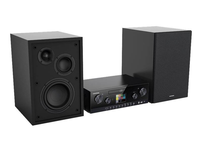 Impianto stereo radio Internet Grundig CMS 5000 BT DAB+ WEB nero-0