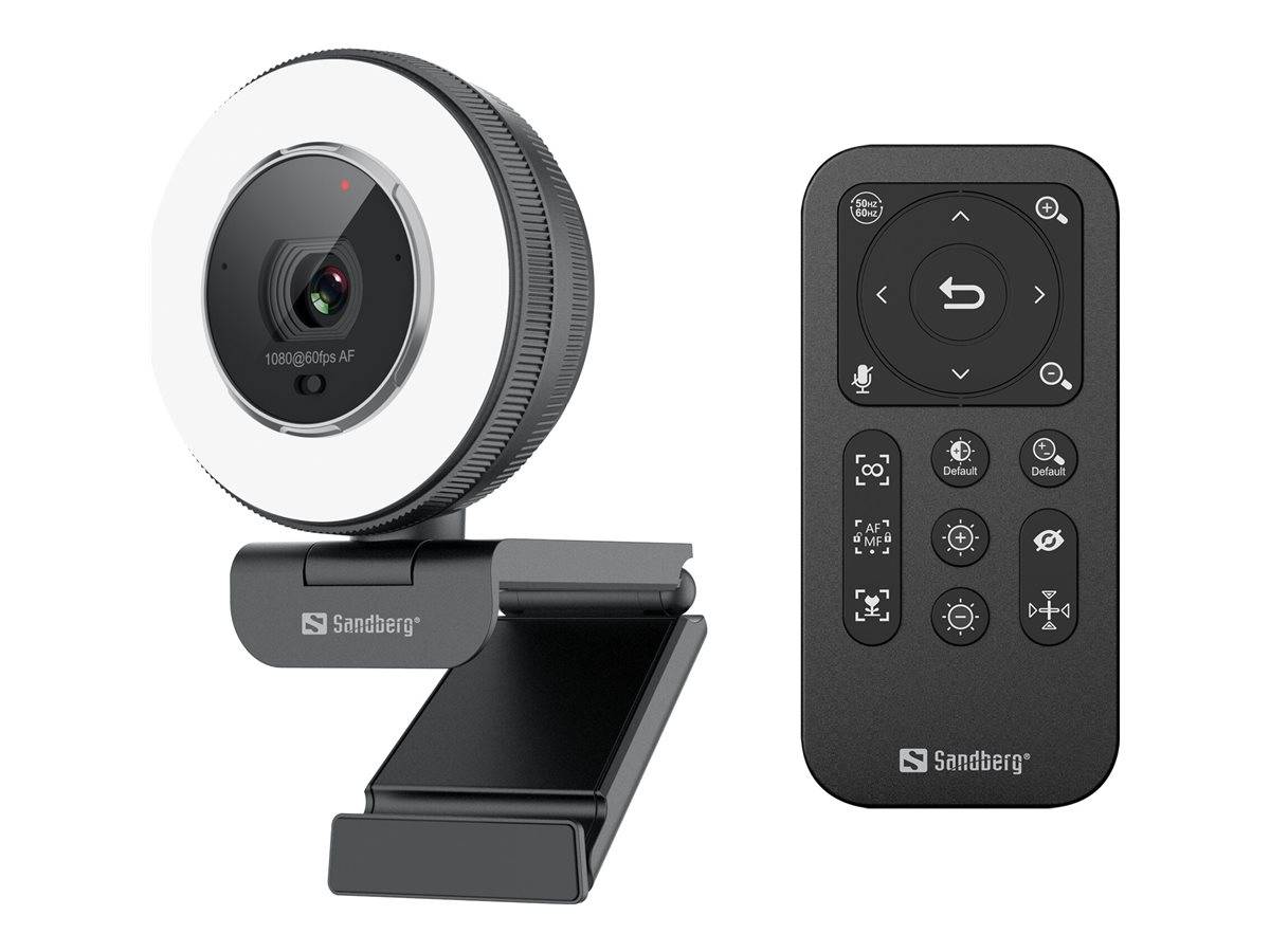 Sandberg Sandberg Streamer USB Webcam Pro Elite - Livestream-Kamera Webcam HD-0