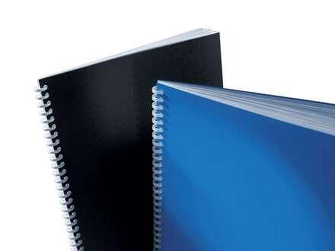 GBC PolyClearView Confezione da 100 copertine per rilegatura A4 - 500 micron - Colore nero-0