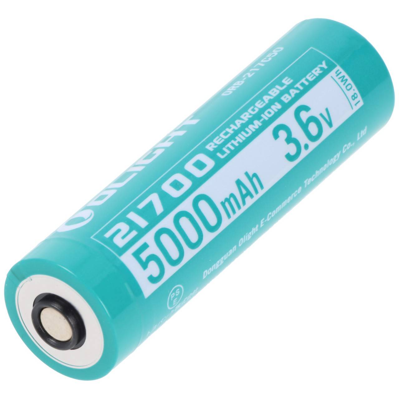 Batteria Olight 21700 5000mAh, adatta per Olight Seeker 2 Pro, M2R Pro, Warrior X Pro, ORB-217C50, 3,6 V 5000 mAh-1