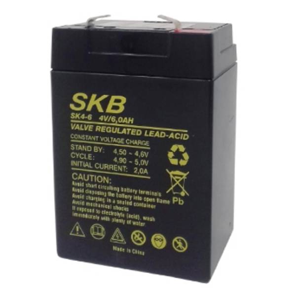 SK4 - 6,0 - BATTERIA AL PIOMBO SKB 4V 6AH