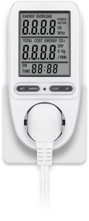 Contatore energetico digitale Pro, per misurare il consumo energetico e i costi elettrici degli elettrodomestici-2