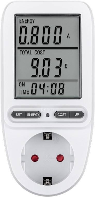 Contatore energetico digitale Pro, per misurare il consumo energetico e i costi elettrici degli elettrodomestici-4
