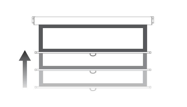 OPTOMA TELO PER VIDEOPROIETTORE A MURO MANUALE 16:10 BIANCO-1