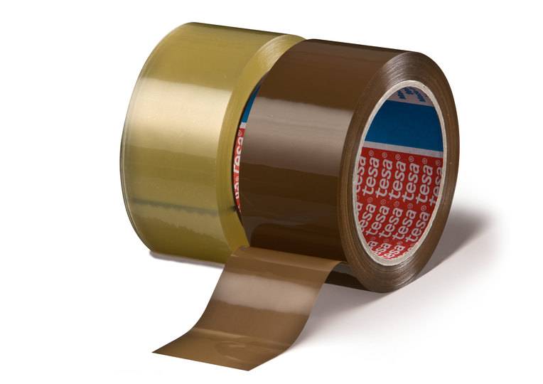 Nastro adesivo Tesa PP 50mm/66 metri (04195 marrone)-0