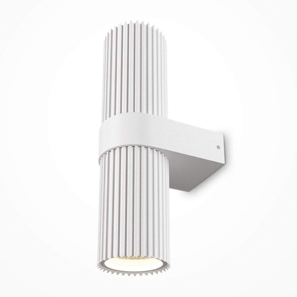 Applique Da Parete Moderno Dynamics Alluminio Bianco 2 Luci Gu10 50W-0