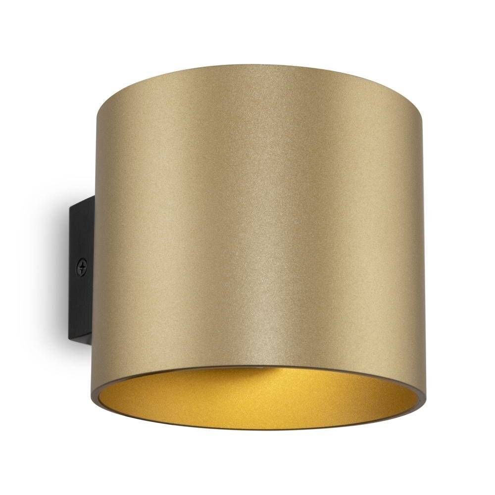 Applique Da Parete Moderno Rond Alluminio Oro 1 Luce G9 50W-3
