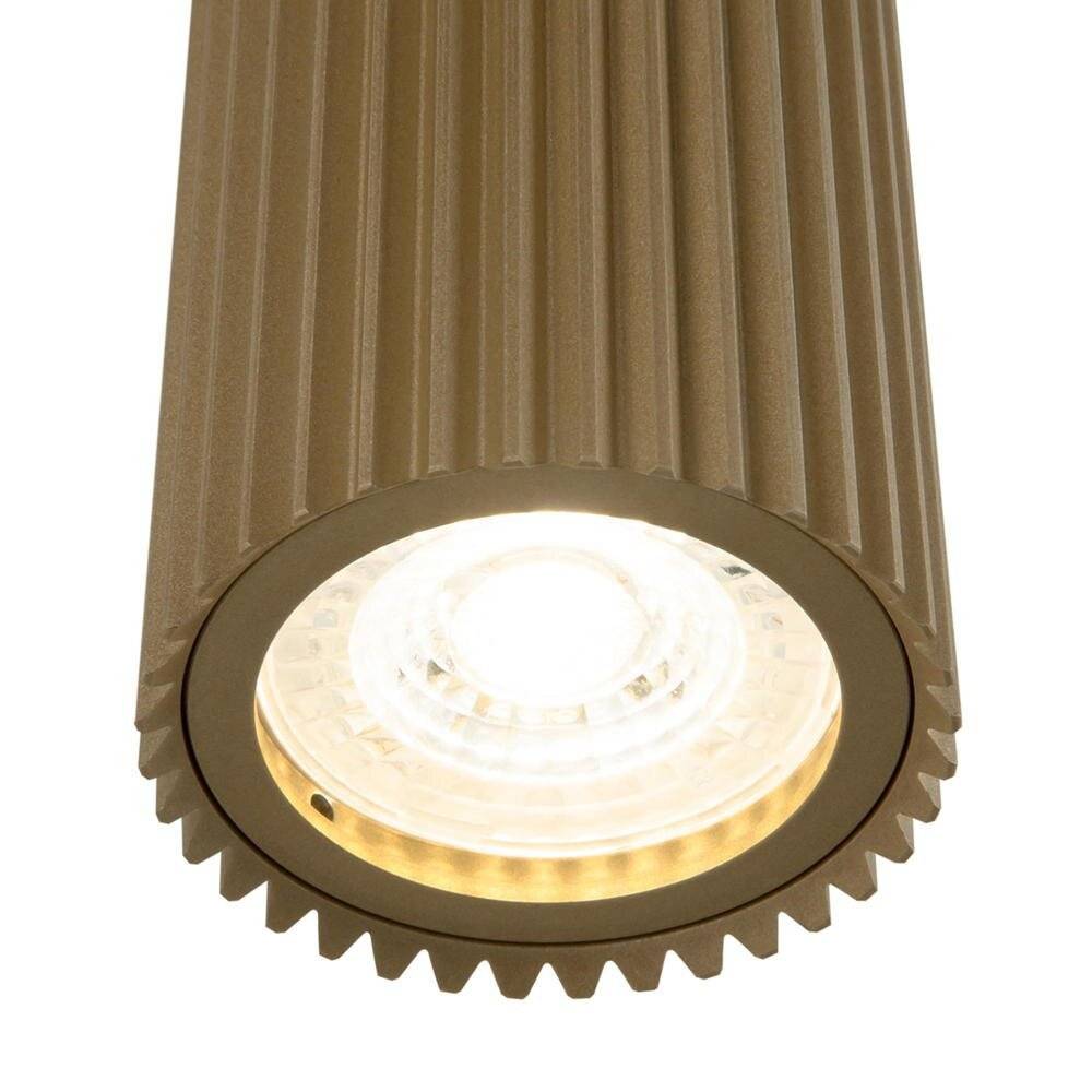 Applique Da Parete Moderno Dynamics Alluminio Oro 2 Luci Gu10 50W-2