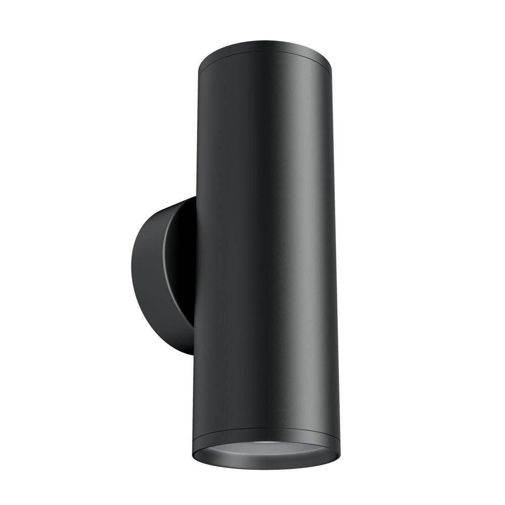 Applique Da Parete Moderno Focus S Alluminio Nero 2 Luci Gu10 10W-4