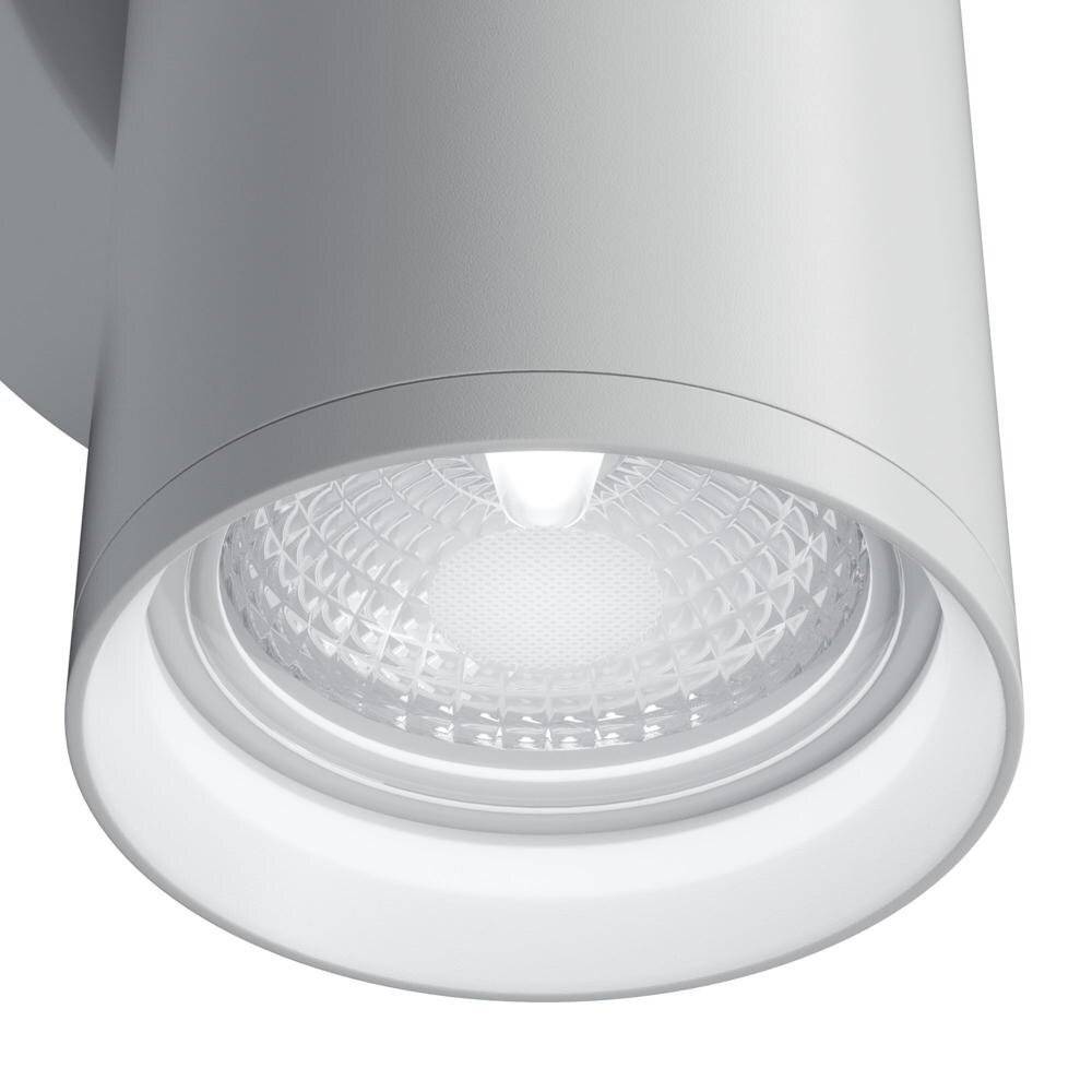Applique Da Parete Moderno Focus S Alluminio Bianco 2 Luci Gu10 10W-2