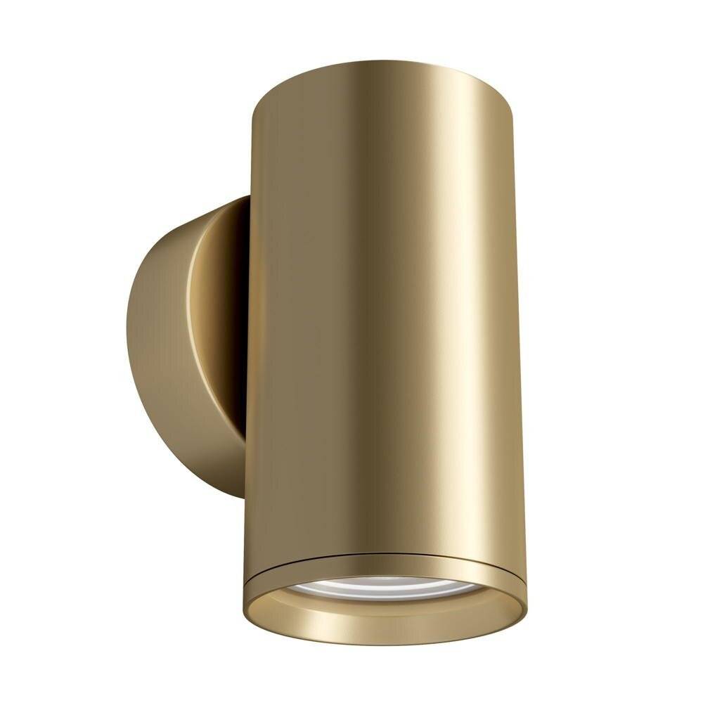 Applique Da Parete Moderno Focus S Alluminio Oro 1 Luce Gu10 10W-1