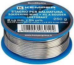 FILO DI STAGNO IN ROCCHETTO 50% MM.1,5 GR.100 L070BS5AC1-0