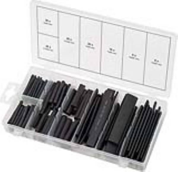 ASSORTIMENTO 127 MANICOTTI TERMORETRAIBILI NERI 970.0230