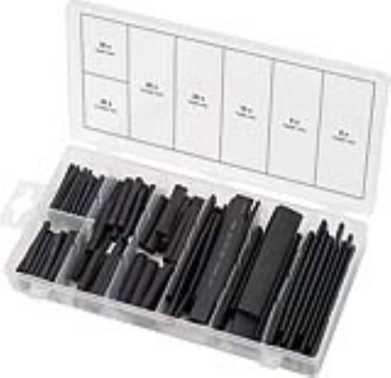 ASSORTIMENTO 127 MANICOTTI TERMORETRAIBILI NERI 970.0230-0