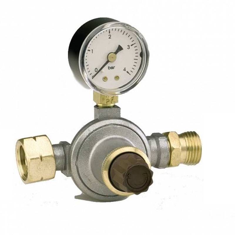 REGOLATORE GAS PROPANO CON MANOMETRO 17038-0