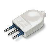 SPINA VOLANTE 2P+T 10A BIANCA RS98103-0