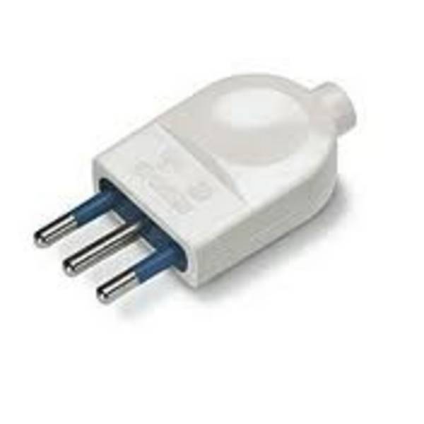 SPINA VOLANTE 2P+T 10A BIANCA RS98103