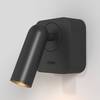 Applique Da Parete Moderno Interno Mirax Metallo Nero Luce Led Integrato 3W