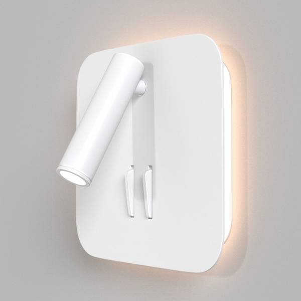 Applique Da Parete Moderno Ios 176 Alluminio Bianco Luce Led Integrato 10W