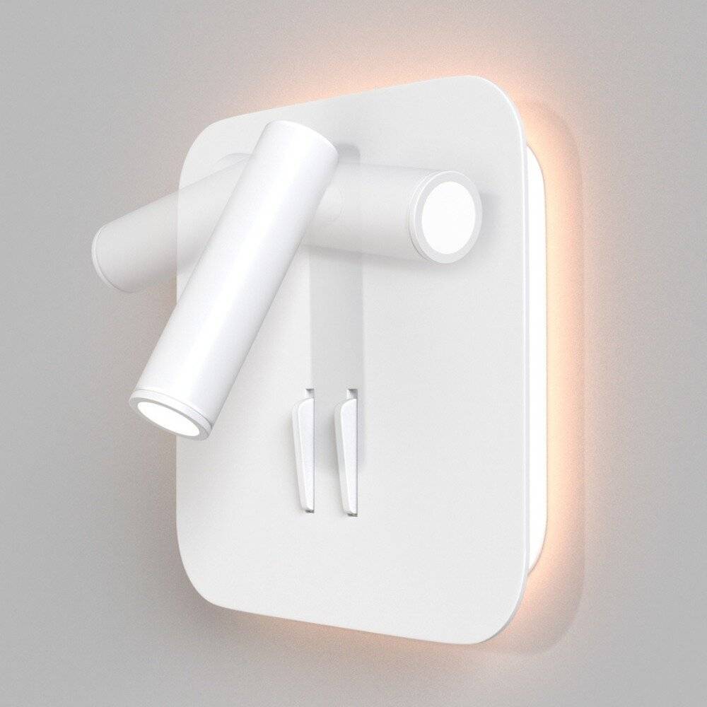 Applique Da Parete Moderno Ios 176 Alluminio Bianco Luce Led Integrato 10W-1